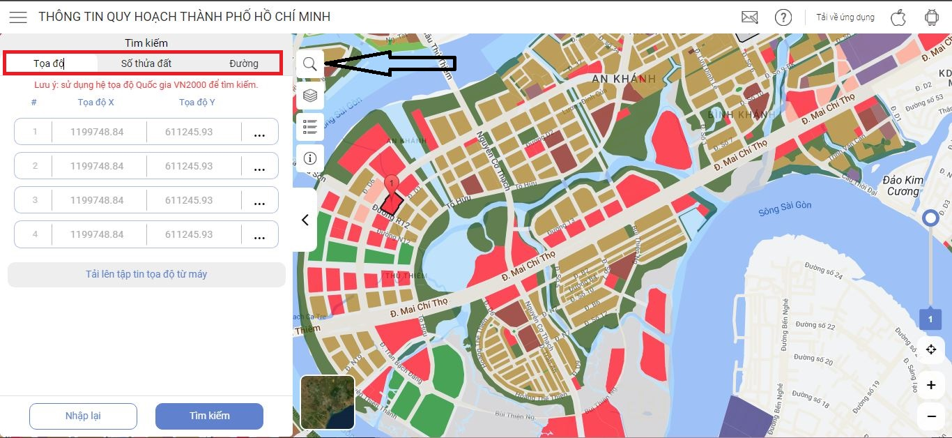 Hướng dẫn tra cứu quy hoạch đất đai trực tuyến